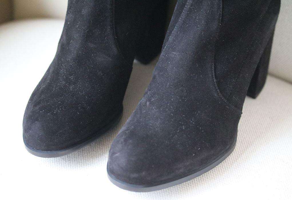 STUART WEITZMAN TIELAND SUEDE OVER-THE-KNEE BOOTS EU 37.5 UK 4.5 US 7 - Image 4