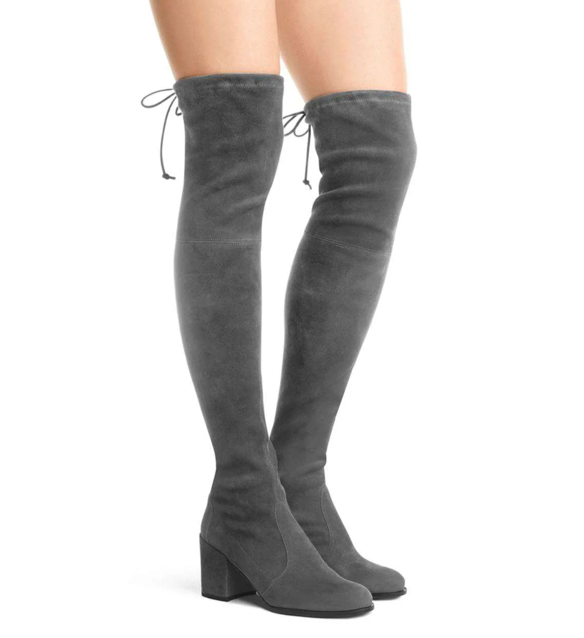 STUART WEITZMAN TIELAND SUEDE OVER-THE-KNEE BOOTS EU 37.5 UK 4.5 US 7 - Image 2