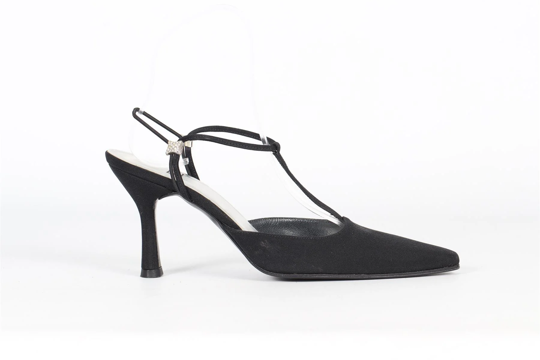 STUART WEITZMAN VINTAGE GROSGRAIN PUMPS EU 36.5 UK 3.5 US 6.5 - Image 2