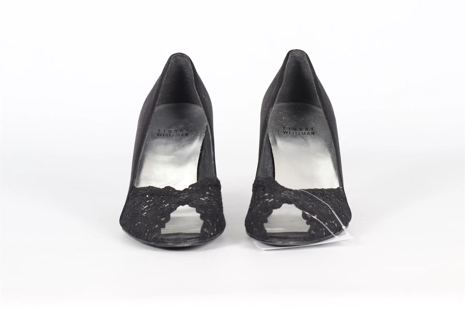 STUART WEITZMAN VINTAGE LACE AND SATIN PUMPS EU 36.5 UK 3.5 US 6.5 - Image 3