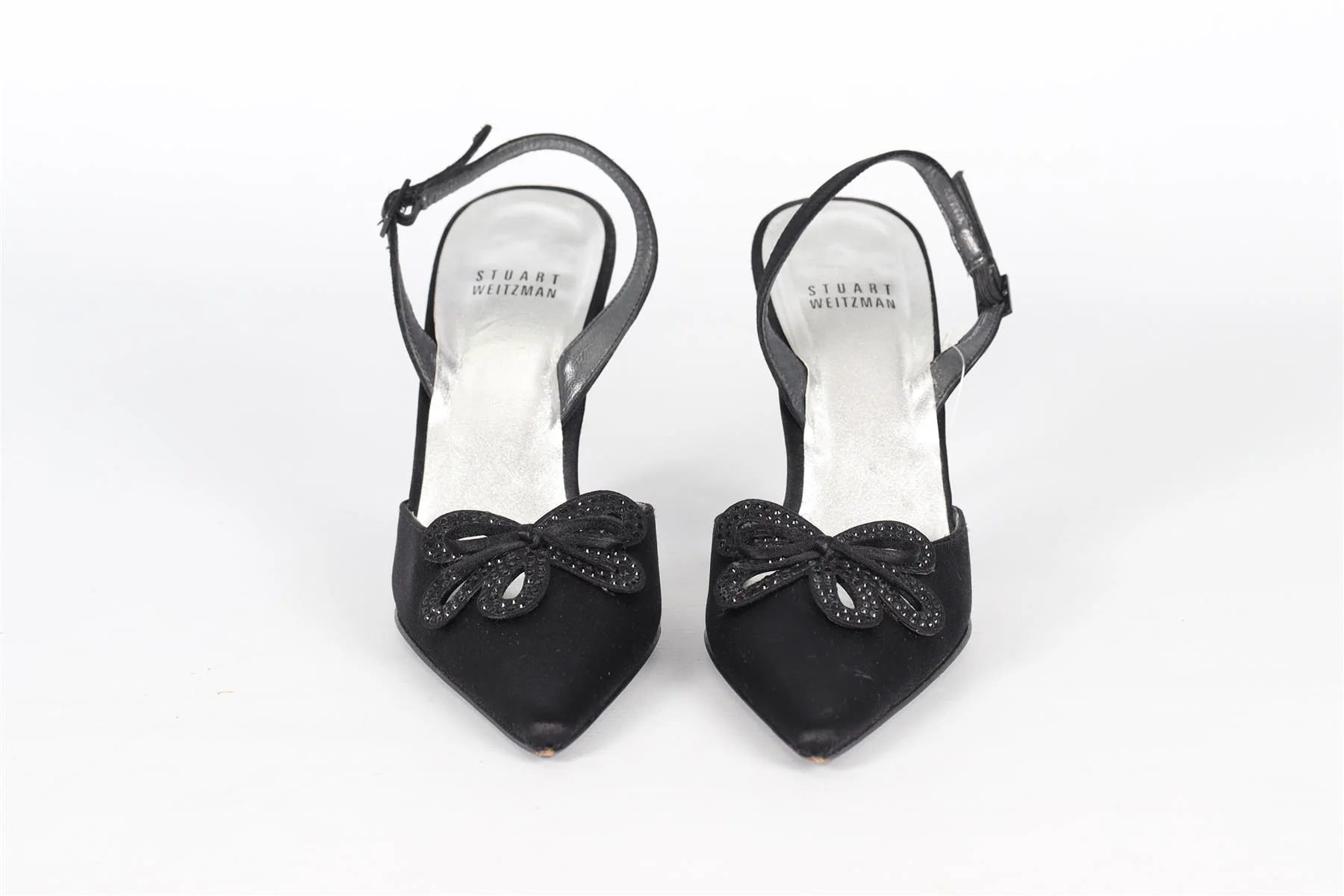 STUART WEITZMAN VINTAGE SATIN SLINGBACK PUMPS EU 37 UK 4 US 7 - Image 3