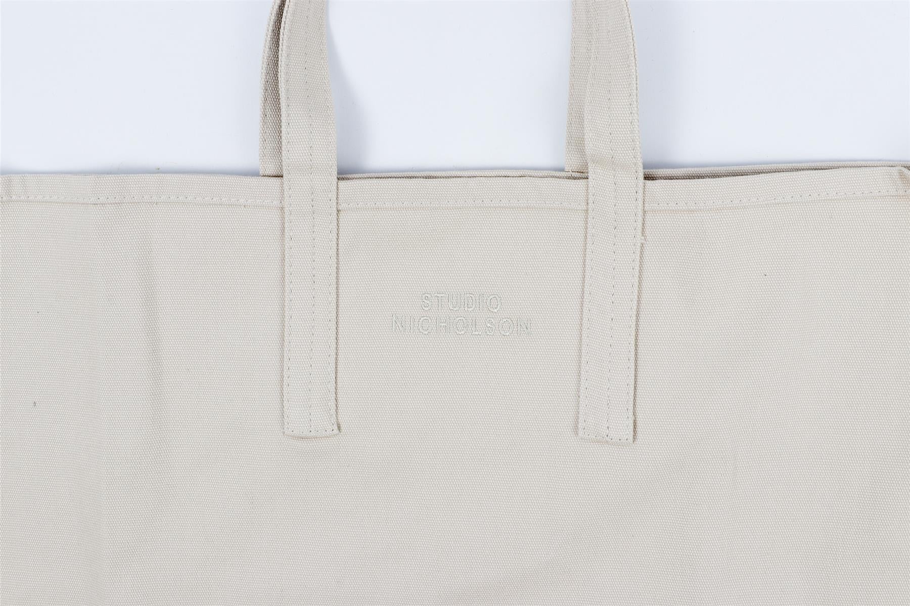 STUDIO NICHOLSON BEIGE CANVAS TOTE BAG - Image 3