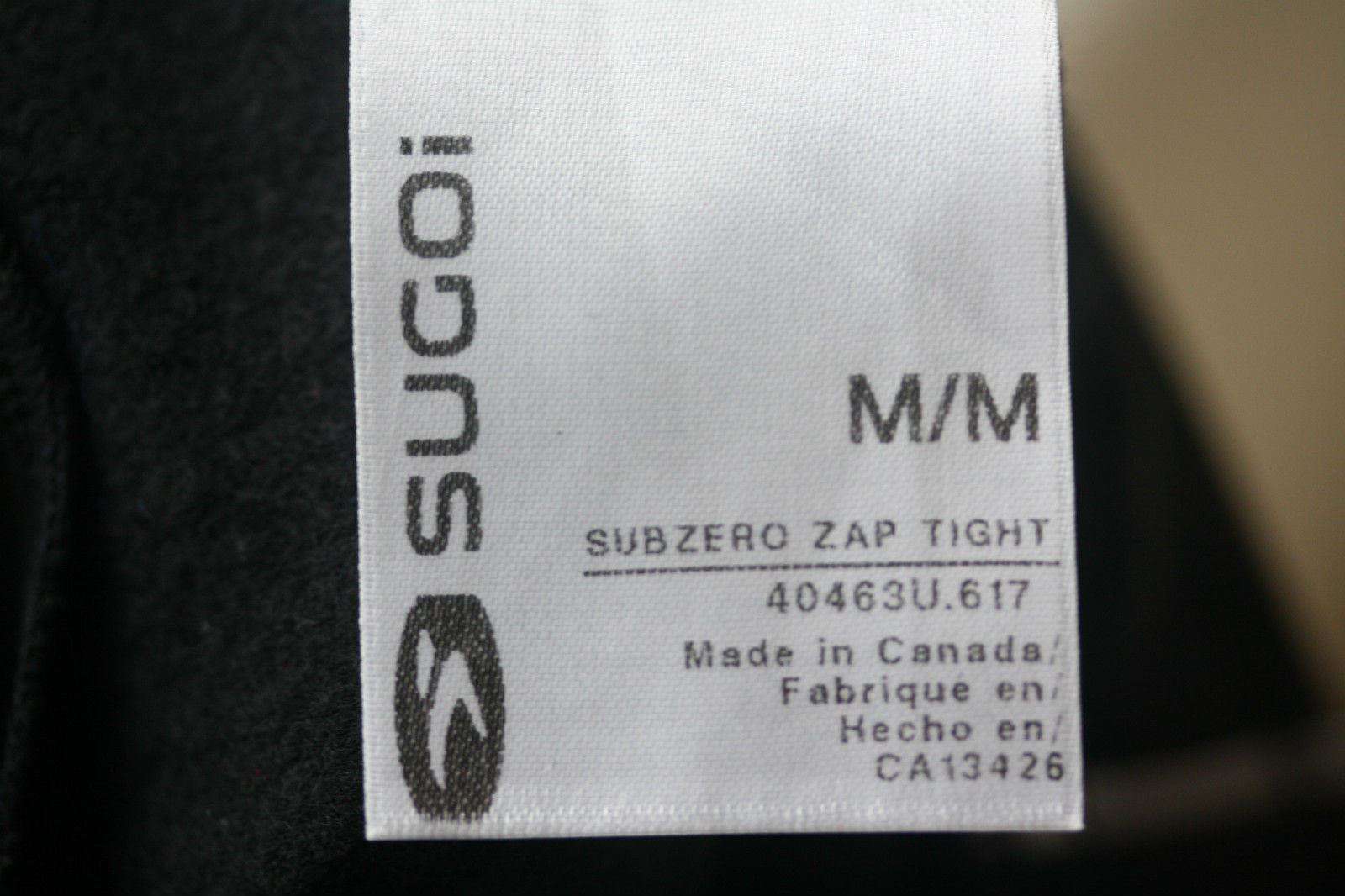 SUGOI SUBZERO ZAP RUNNING TIGHTS - BLACK MEDIUM - Image 7