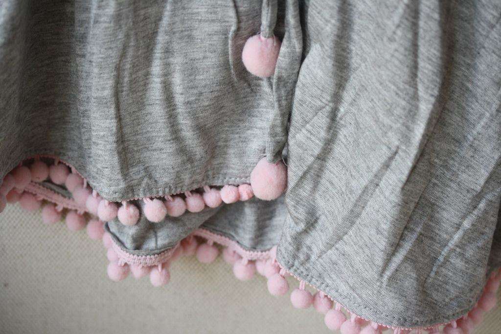 SUNDAY BABY POM POM PONCHO - Image 2