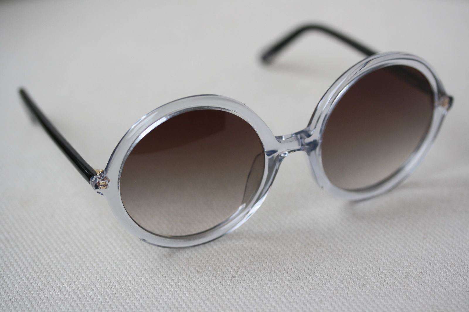 SUNDAY SOMEWHERE CLEAR ROUND TILDA SUNGLASSES - Image 2
