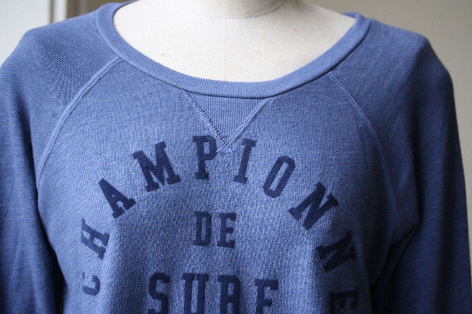 SUNDRY CHAMPIONNE DE SURF PULLOVER SWEATER 2 UK 8/10 - Image 2