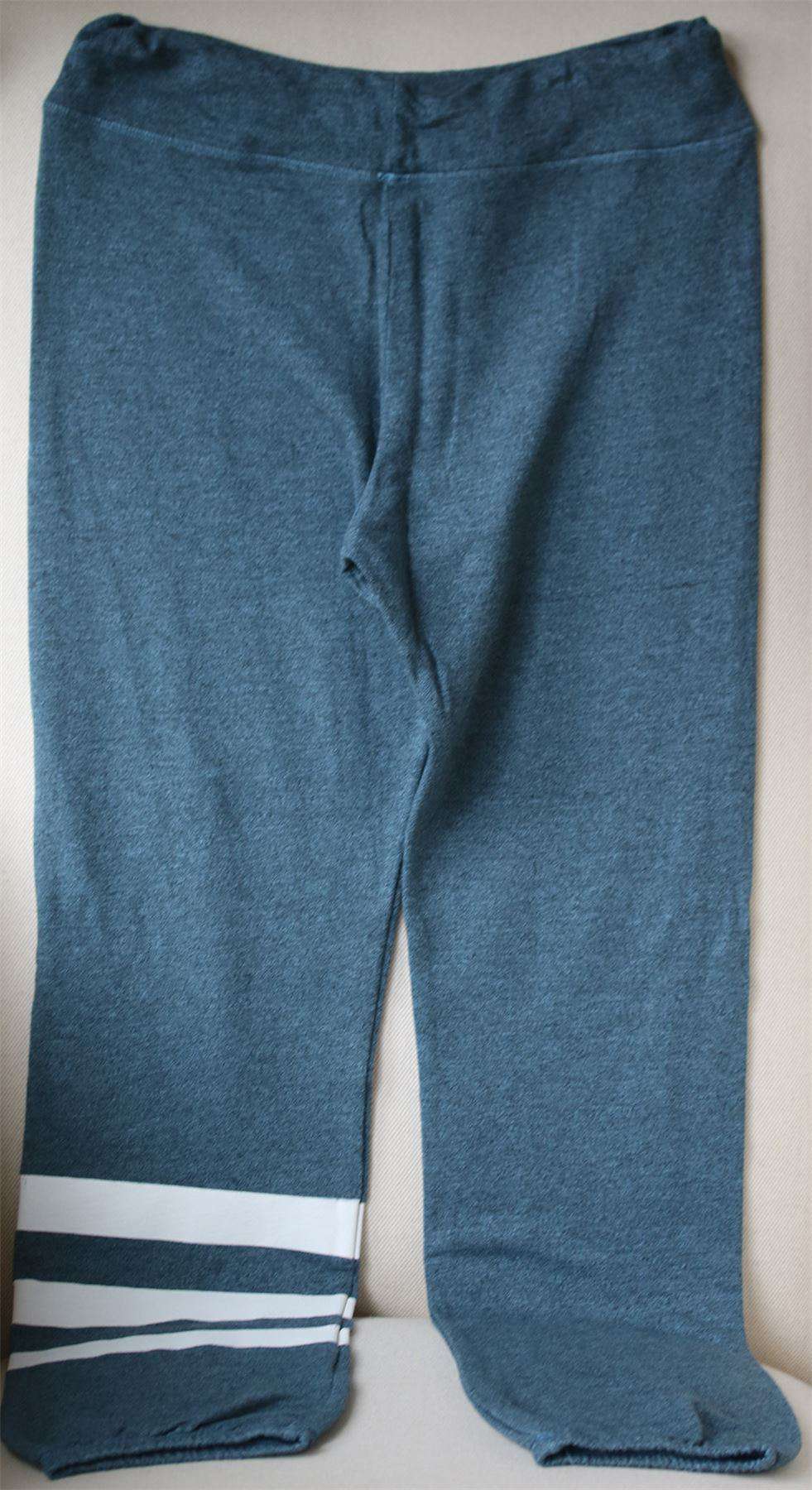 SUNDRY COZY STRIPE BLUE SWEATPANTS MEDIUM - Image 2