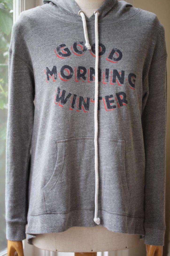 SUNDRY GOOD MORNING WINTER HOODIE SIZE 1 SMALL - Image 2