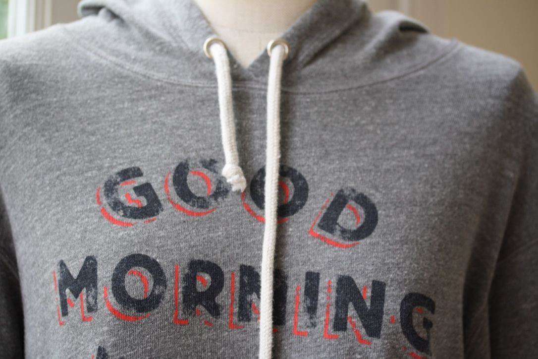 SUNDRY GOOD MORNING WINTER HOODIE SIZE 1 SMALL - Image 5