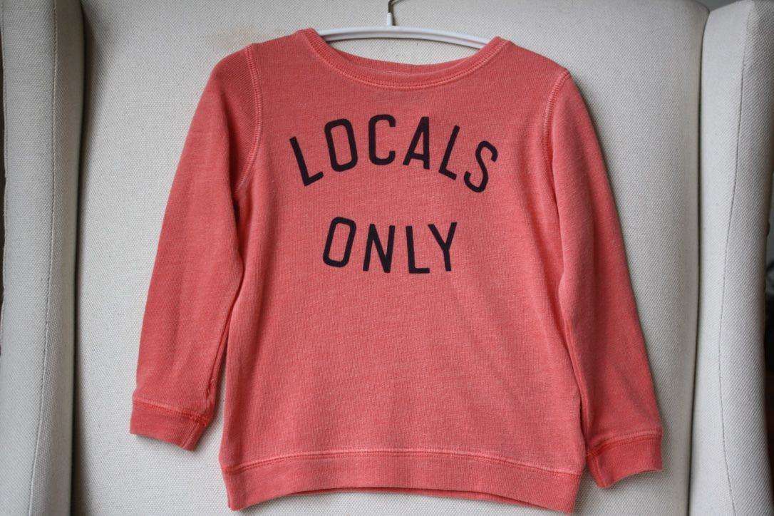 SUNDRY PETIT BABY LOCALS ONLY SWEATSHIRT JUMPER 2 YEARS - Image 4