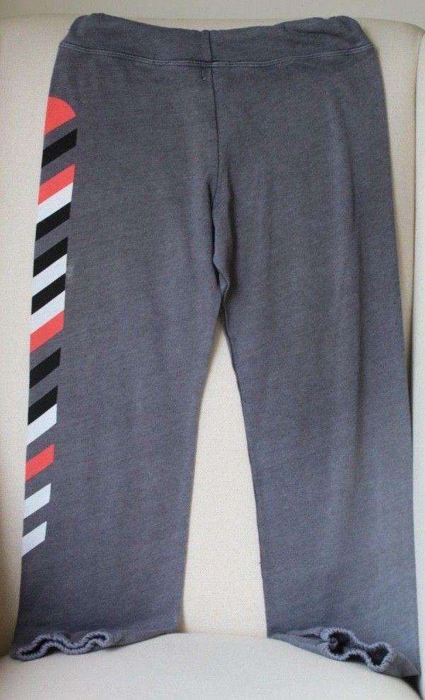 SUNDRY STRIPED GREY SWEATPANTS SIZE 1 UK 8 - Image 5
