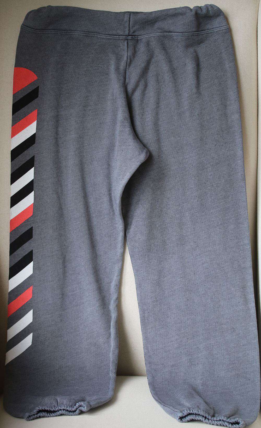 SUNDRY STRIPED GREY SWEATPANTS SIZE 2 UK 10 - Image 3
