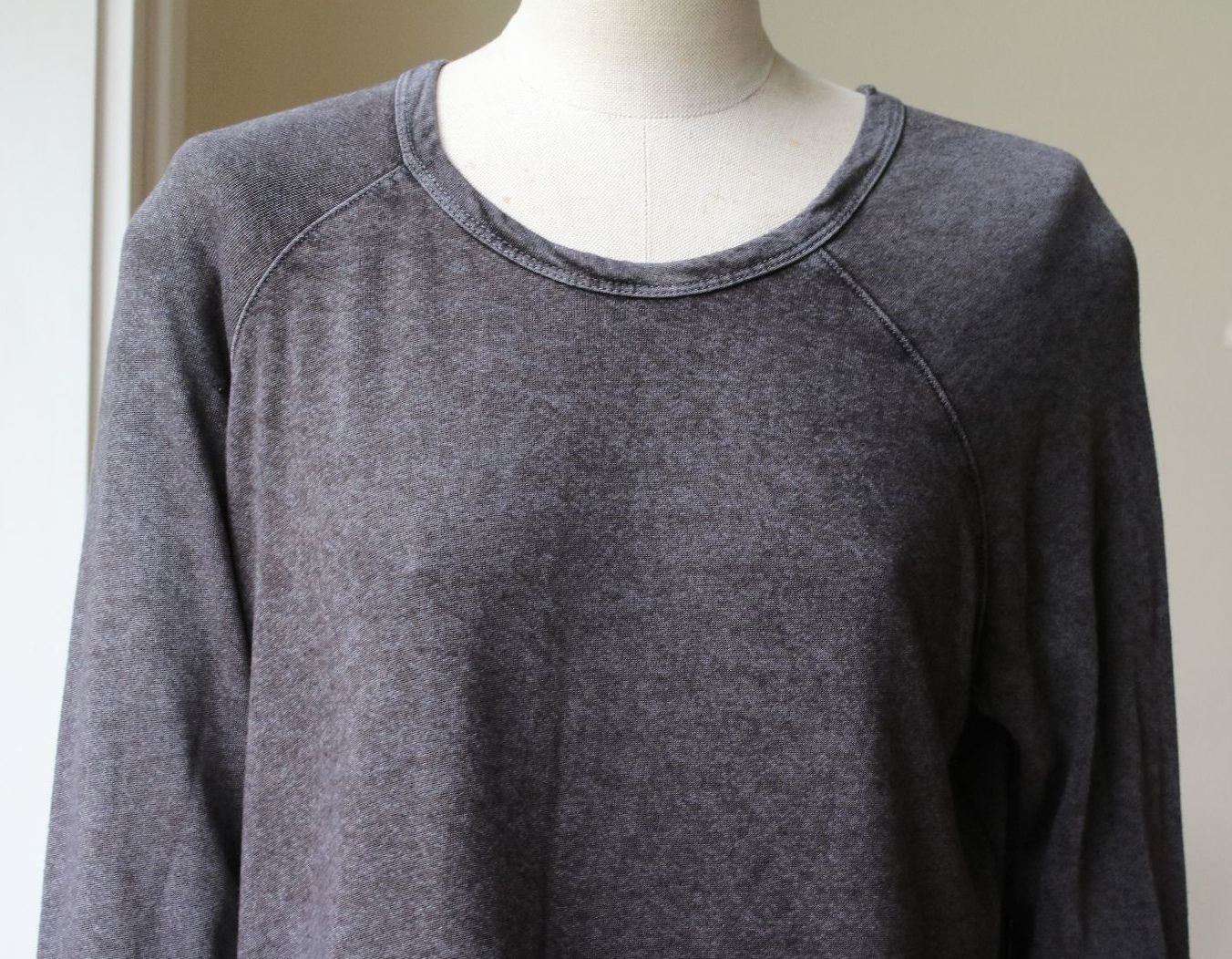 SUNDRY VINTAGE BLACK LONG-SLEEVE SWEATER UK 10 - Image 3