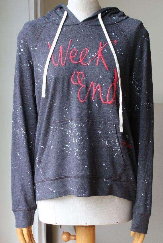 SUNDRY WEEKEND PULLOVER HOODIE SIZE 2 UK 10 - Image 4