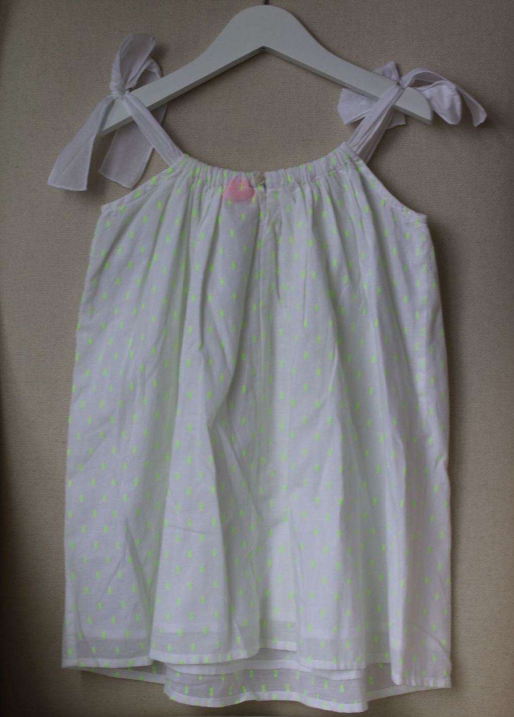 SUNUVA BABY GIRLS NEON DOT BIG TIE DRESS 3-4 YEARS - Image 4
