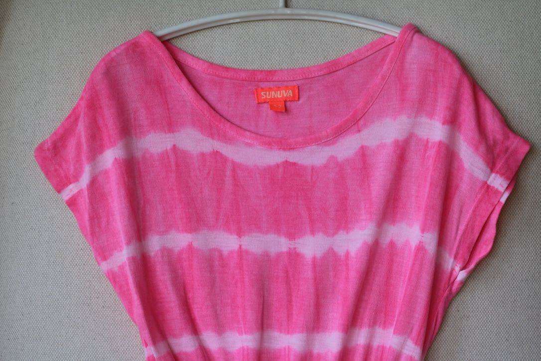 SUNUVA BABY NEON PINK TIE DYE DRESS 1-2 YEARS - Image 3