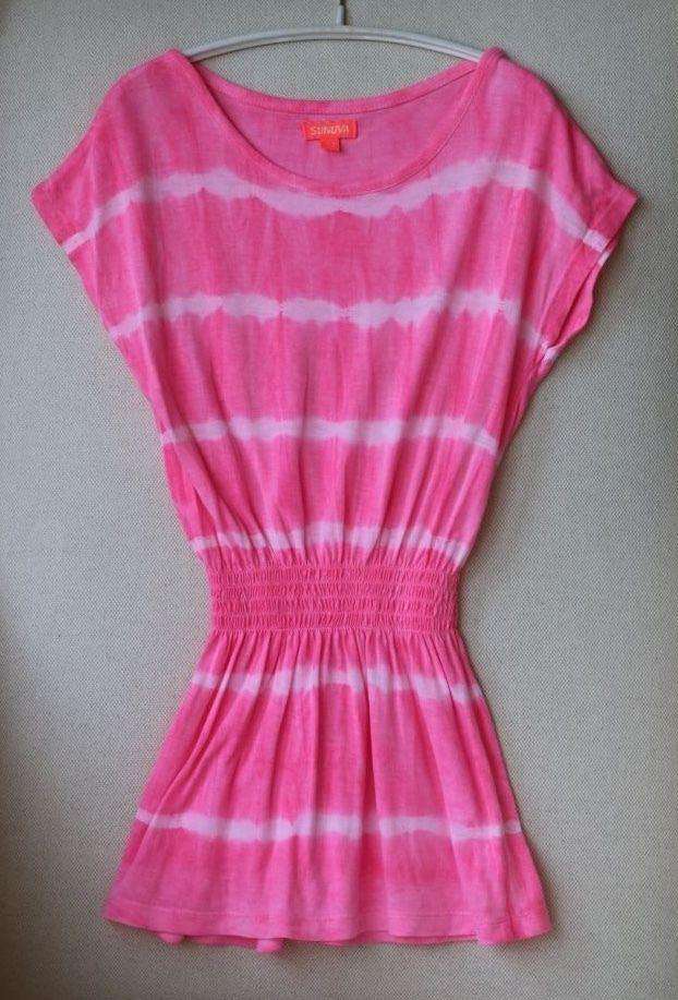 SUNUVA BABY NEON PINK TIE DYE DRESS 1-2 YEARS - Image 5