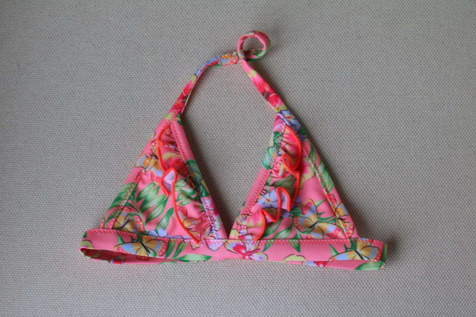 SUNUVA BABY NEON PINK TROPICAL BUTTERFLY BIKINI 2-3 YEARS - Image 6