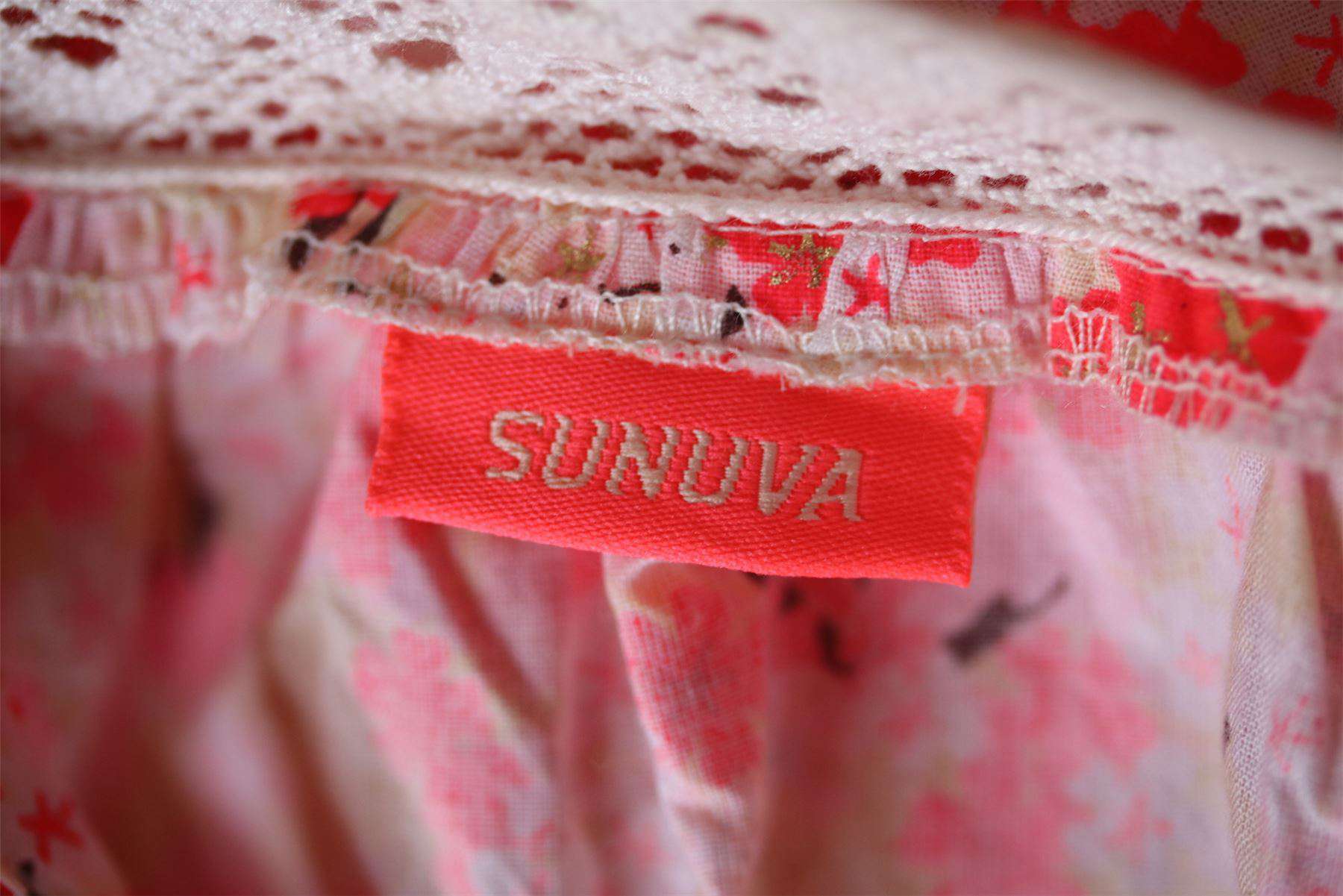 SUNUVA GIRLS JAPANESE BLOSSOM CROCHET SUN DRESS 3-4 YEARS - Image 4