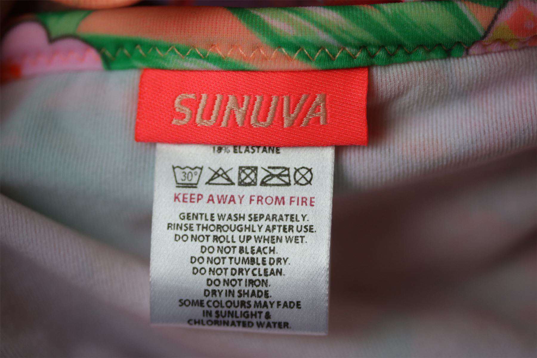 SUNUVA GIRLS ORANGE FLORAL BIKINI 3-4 YEARS - Image 4