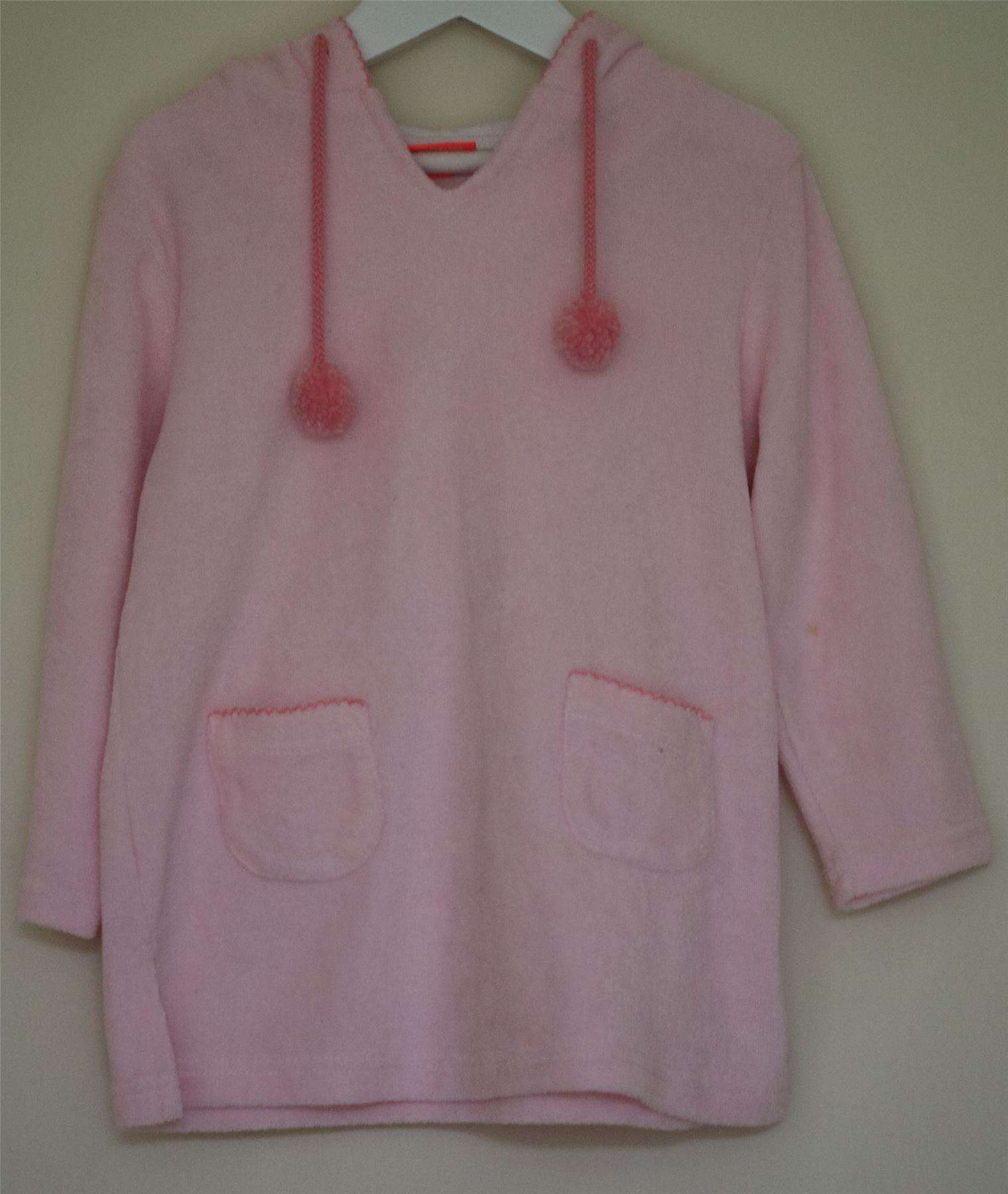 SUNUVA GIRLS PINK TOWELLING DRESS 3-4 YEARS - Image 2