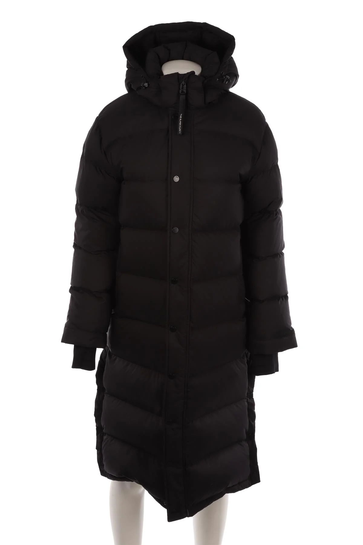 SUPER WORLD BLACK PADDED DOWN COAT SMALL - Image 2