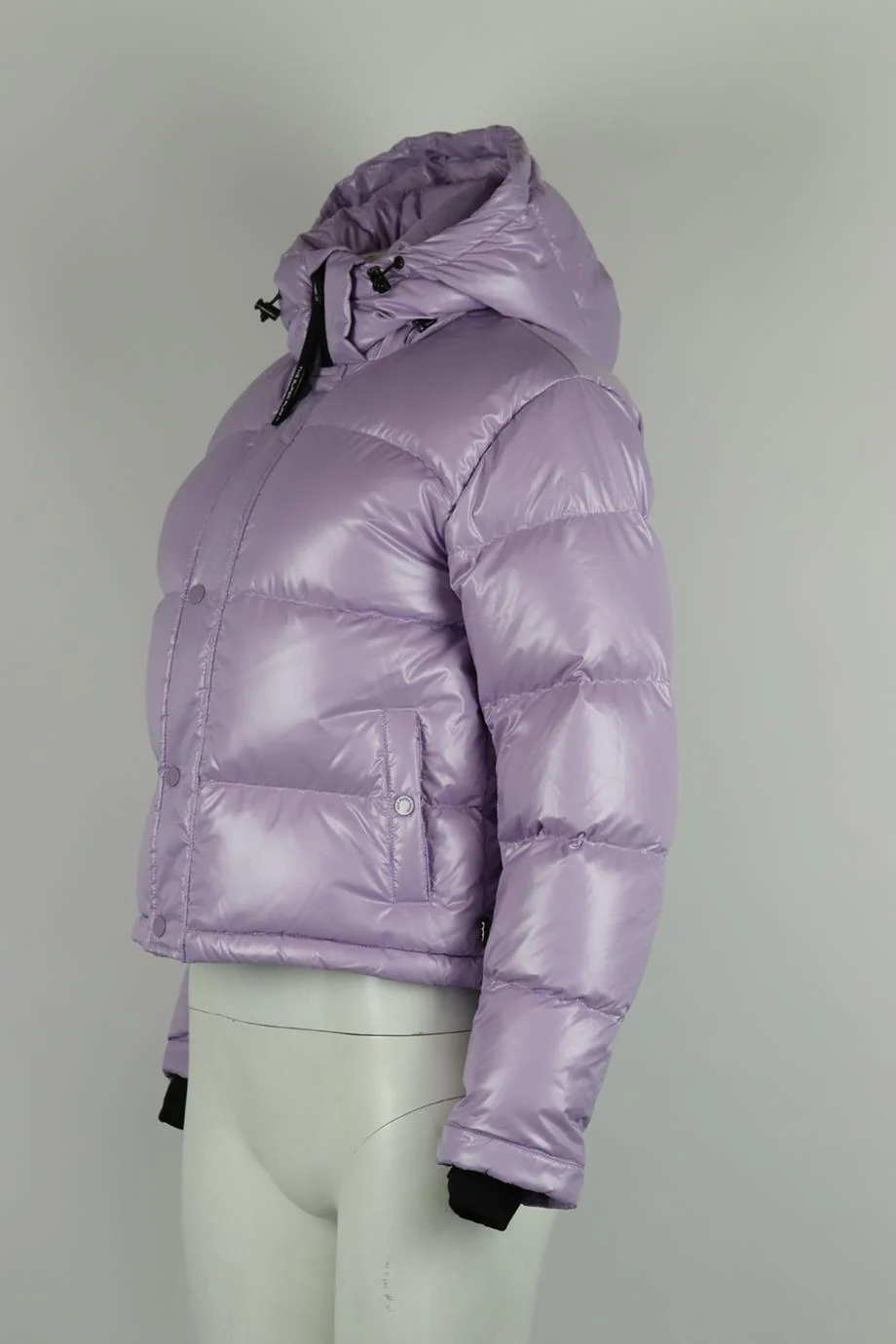 SUPER WORLD HOODED QUILTED PADDED SHELL DOWN JACKET XSMALL - Image 3