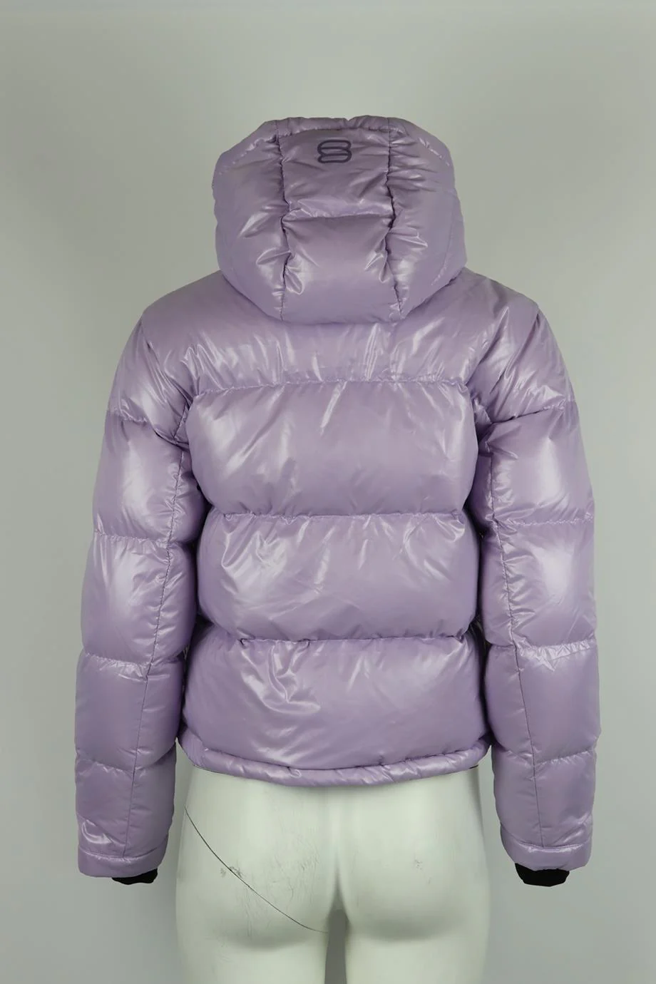 SUPER WORLD HOODED QUILTED PADDED SHELL DOWN JACKET XSMALL - Image 4