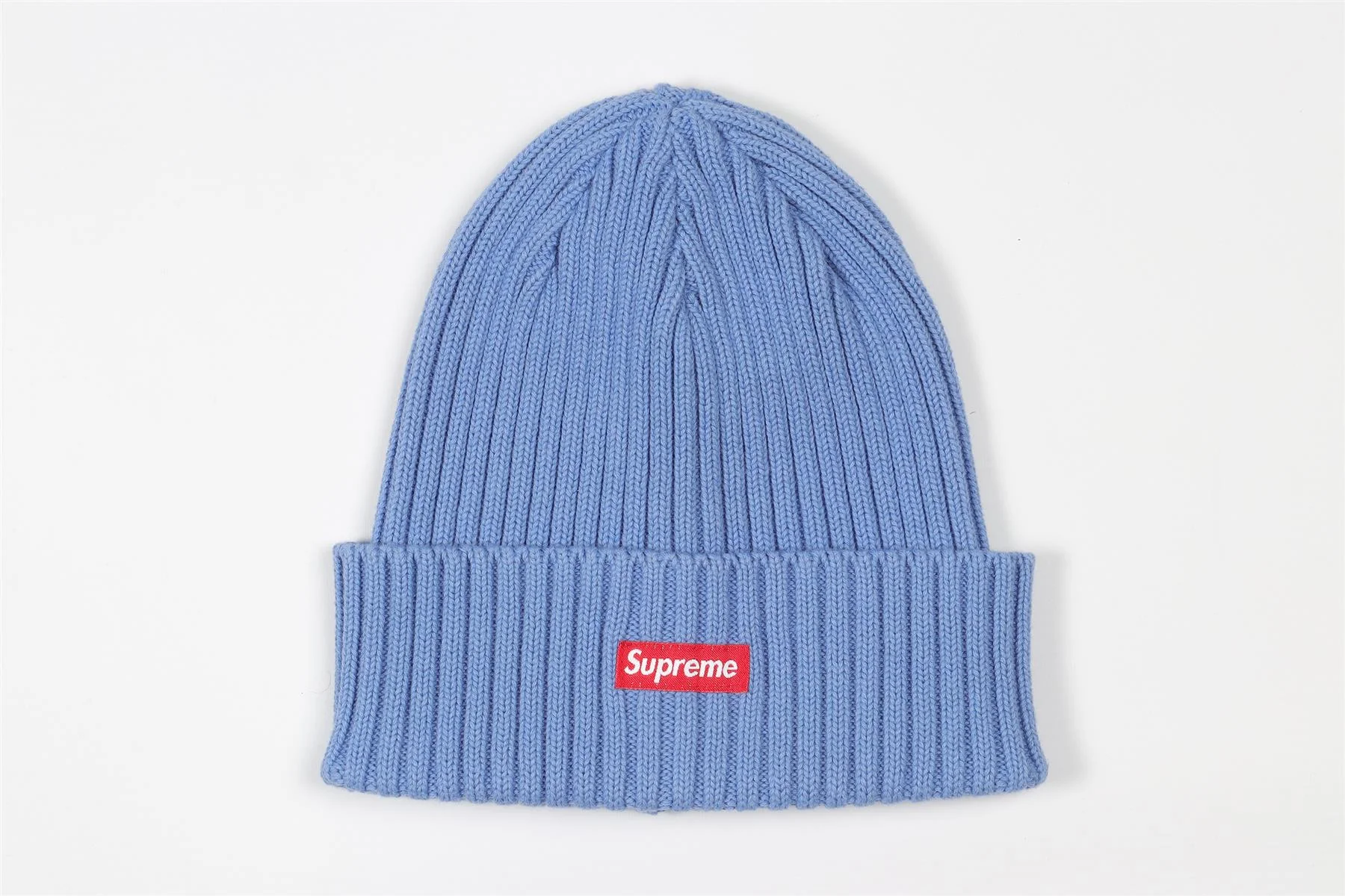 SUPREME BLUE WOOL BEANIE ONE SIZE - Image 2