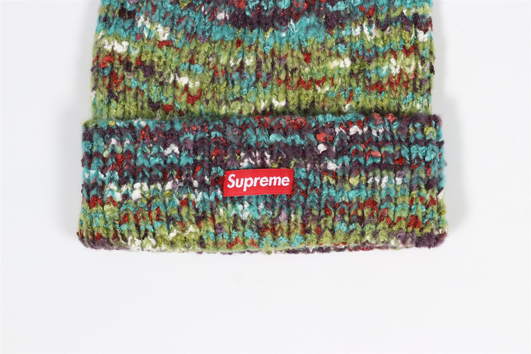 SUPREME GREEN KNIT BEANIE ONE SIZE - Image 3
