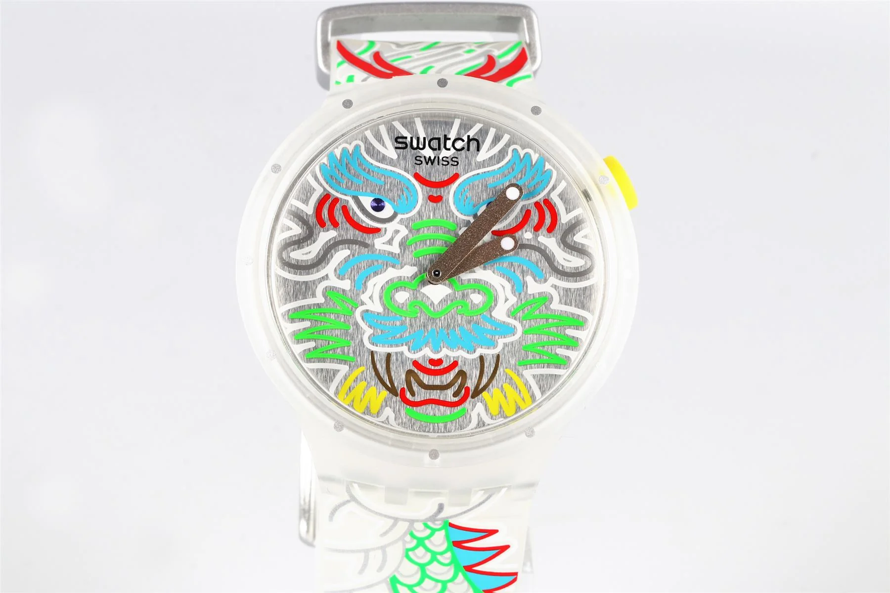 SWATCH MULTI DRAGON IN CLOUD SILICONE WATCH - Image 5