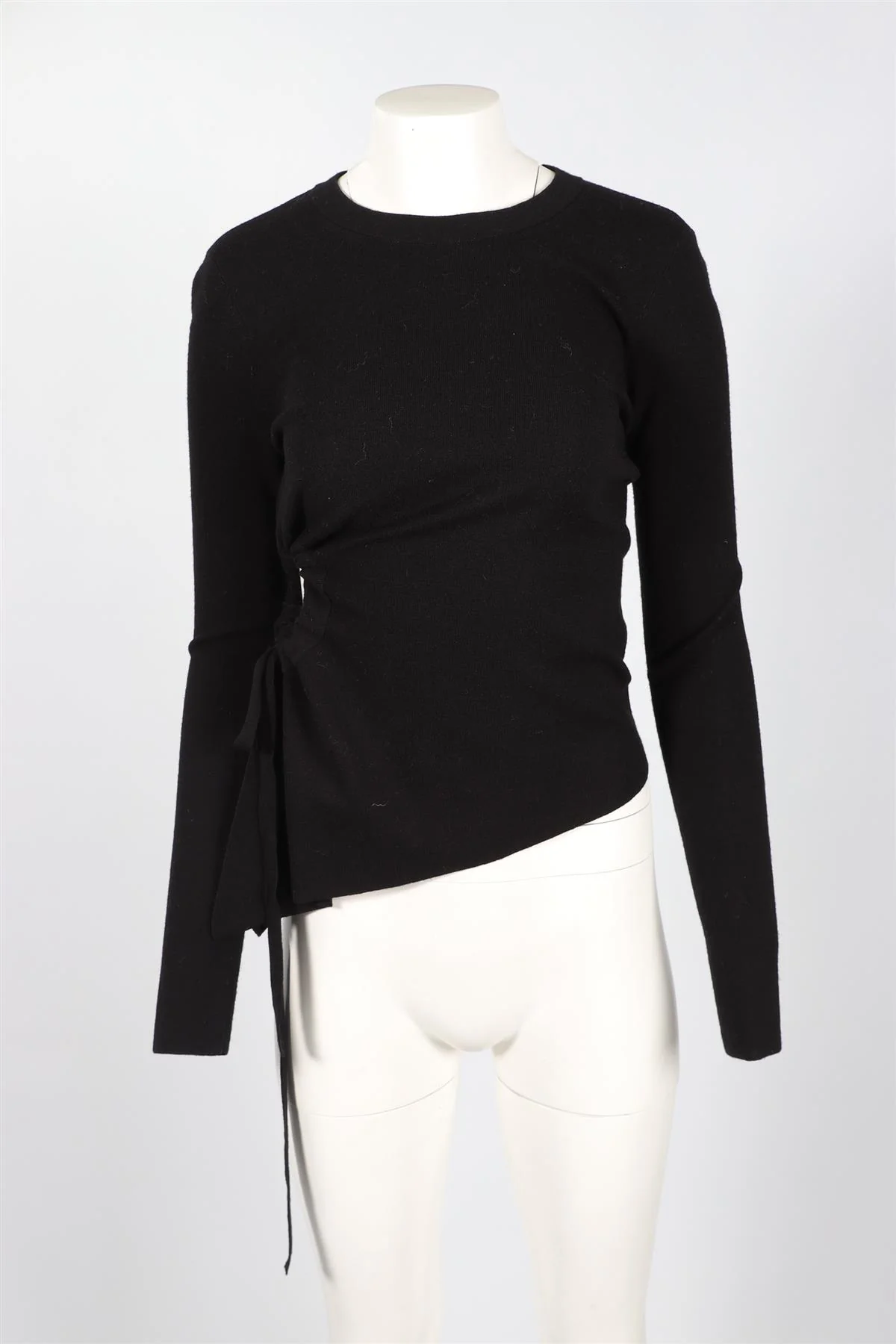 T BY ALEXANDER WANG BLACK WOOL SWEATER SMALL - Image 2