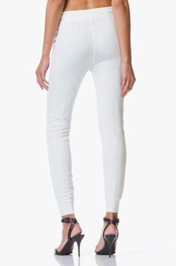 T BY ALEXANDER WANG FRENCH TERRY WHITE SWEATPANTS SMALL - Image 6