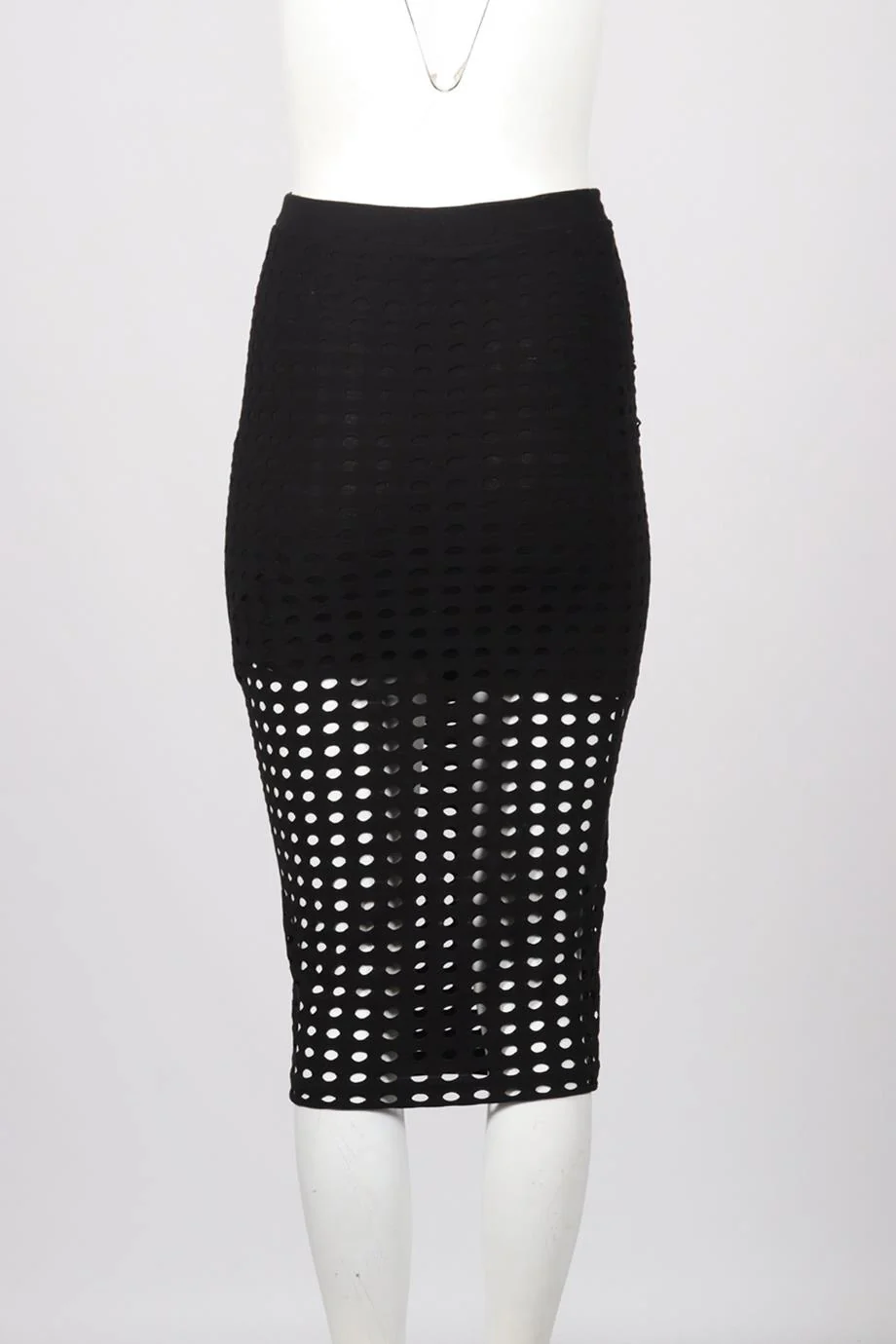 T BY ALEXANDER WANG JERSEY MIDI SKIRT XSMALL - Image 4