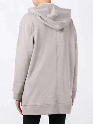 T BY ALEXANDER WANG LONG ZIP-UP HOODIE MEDIUM - Image 2