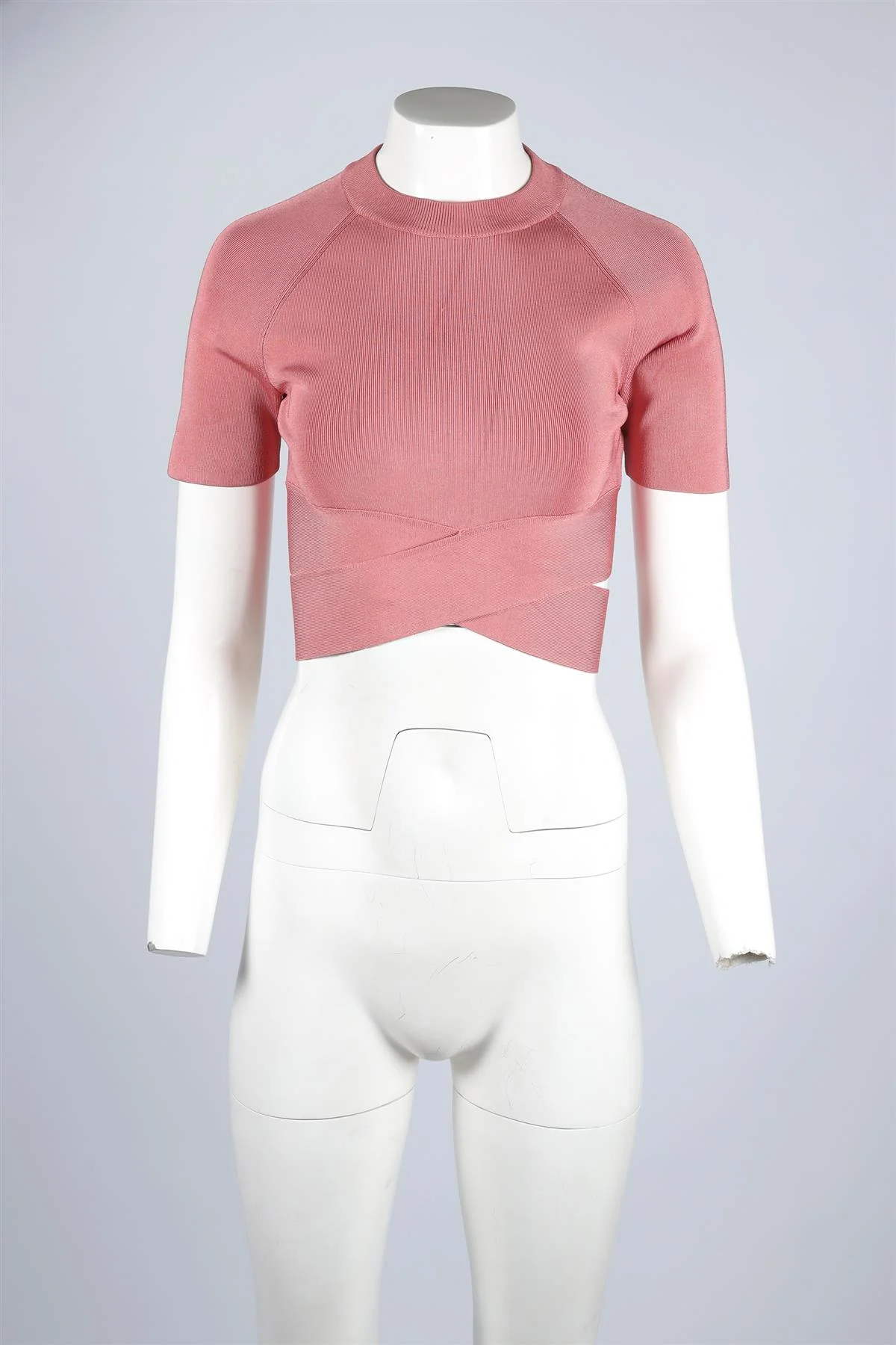 T BY ALEXANDER WANG PINK KNIT TOP SMALL - Image 2