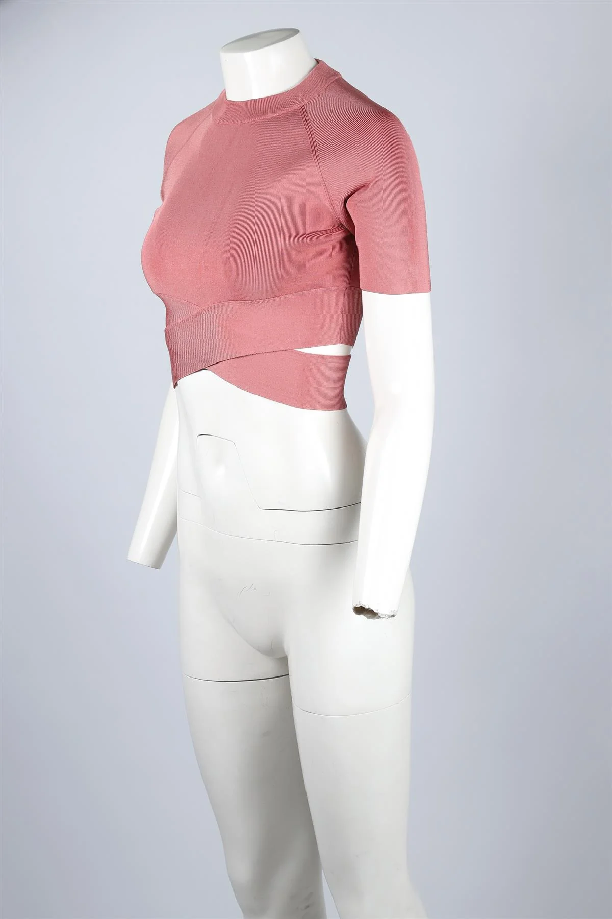 T BY ALEXANDER WANG PINK KNIT TOP SMALL - Image 3