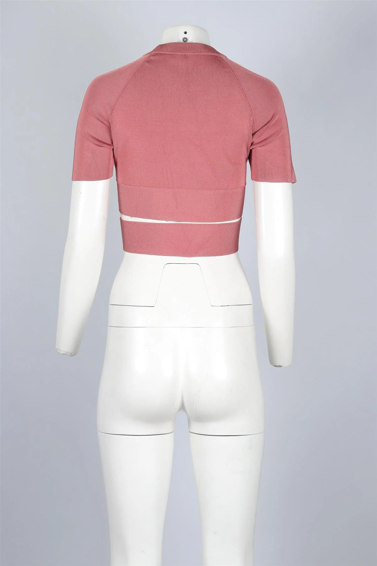 T BY ALEXANDER WANG PINK KNIT TOP SMALL - Image 4