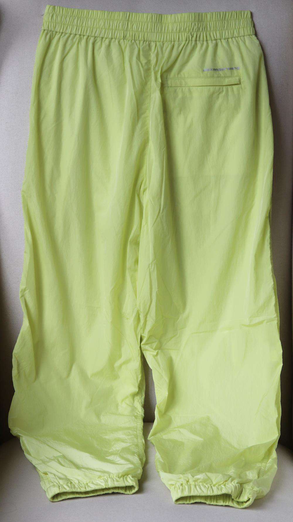 T BY ALEXANDER WANG STRIPED SHELL TRACK PANTS XSMALL - Image 3