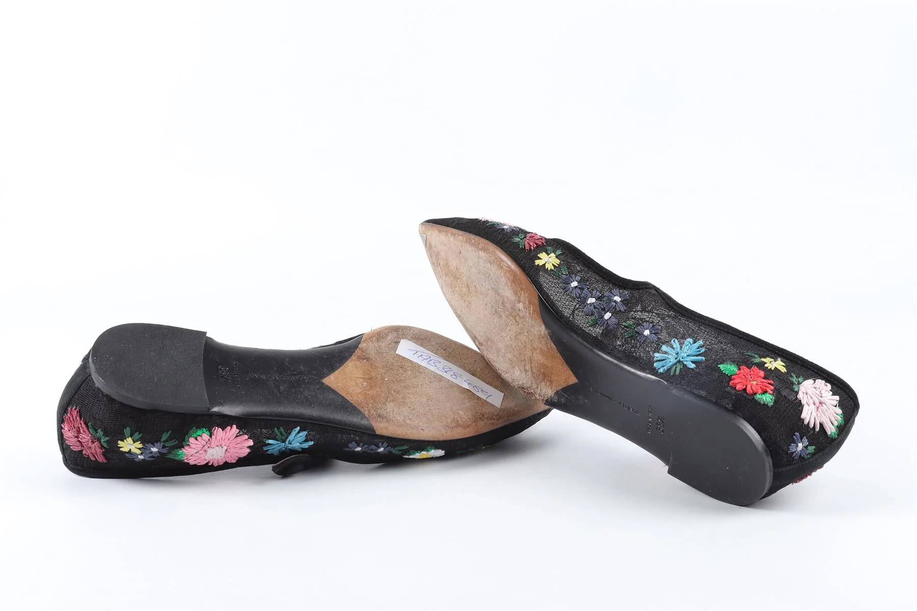 TABITHA SIMMONS BLACK MESH BALLET FLATS EU 38.5 UK 5.5 US 8.5 - Image 6
