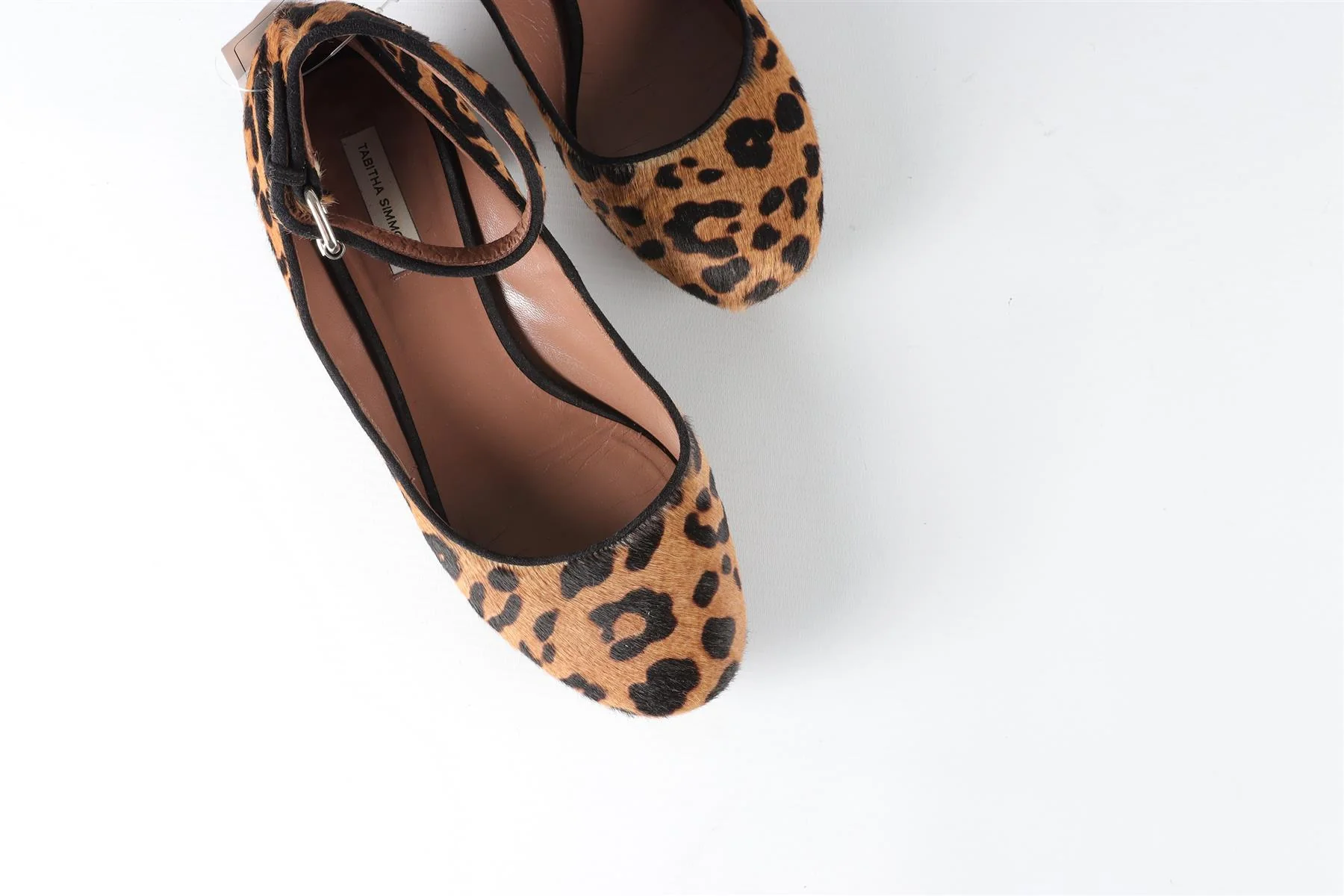 TABITHA SIMMONS BROWN CALF HAIR PUMPS EU 38 UK 5 US 8 - Image 4