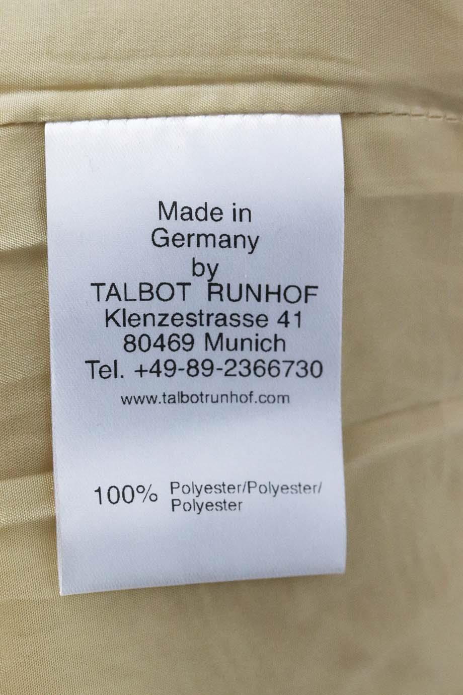 TALBOT RUNHOF CAPE EFFECT DRAPED METALLIC FIL COUPÉ VOILE GOWN US 8 UK 12 - Image 6