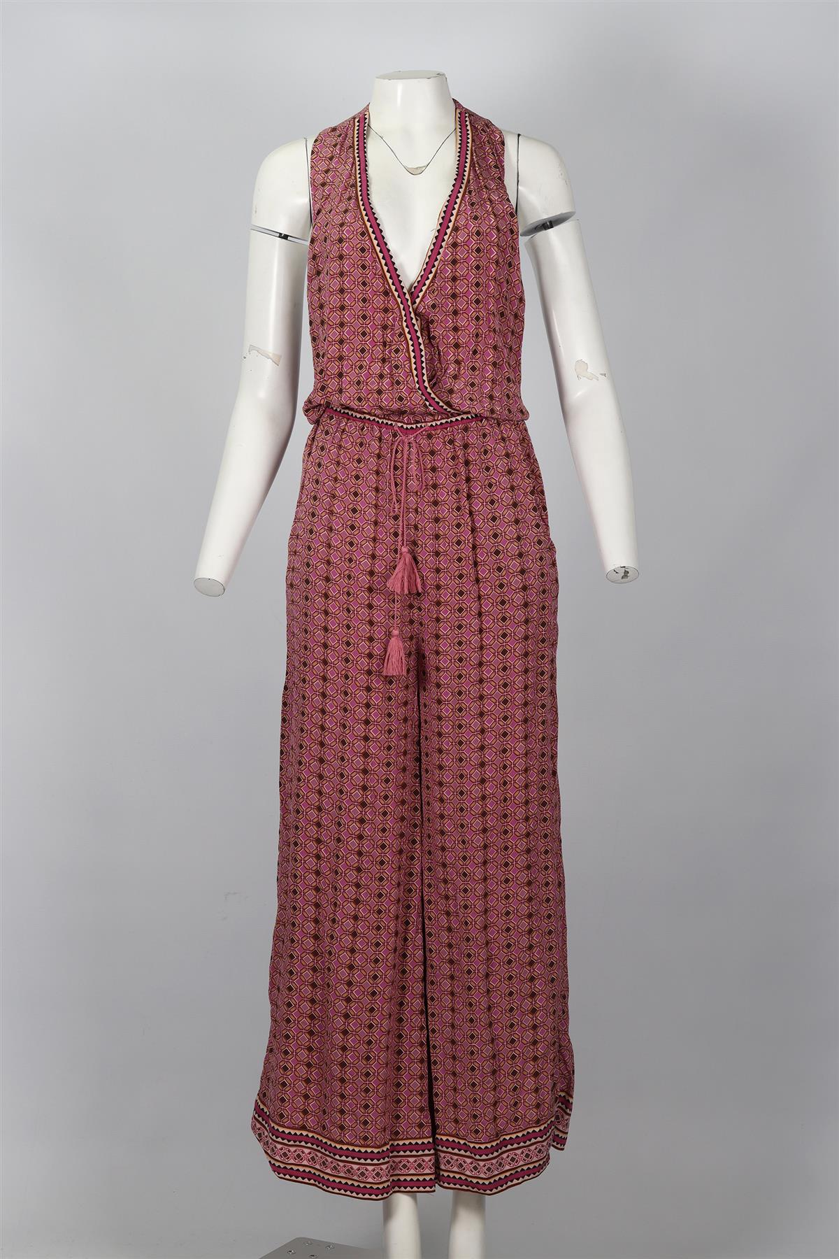 TALITHA SILK JUMPSUIT MEDIUM - Image 2