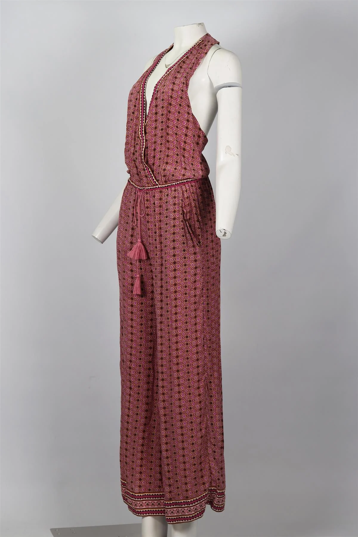 TALITHA SILK JUMPSUIT MEDIUM - Image 3