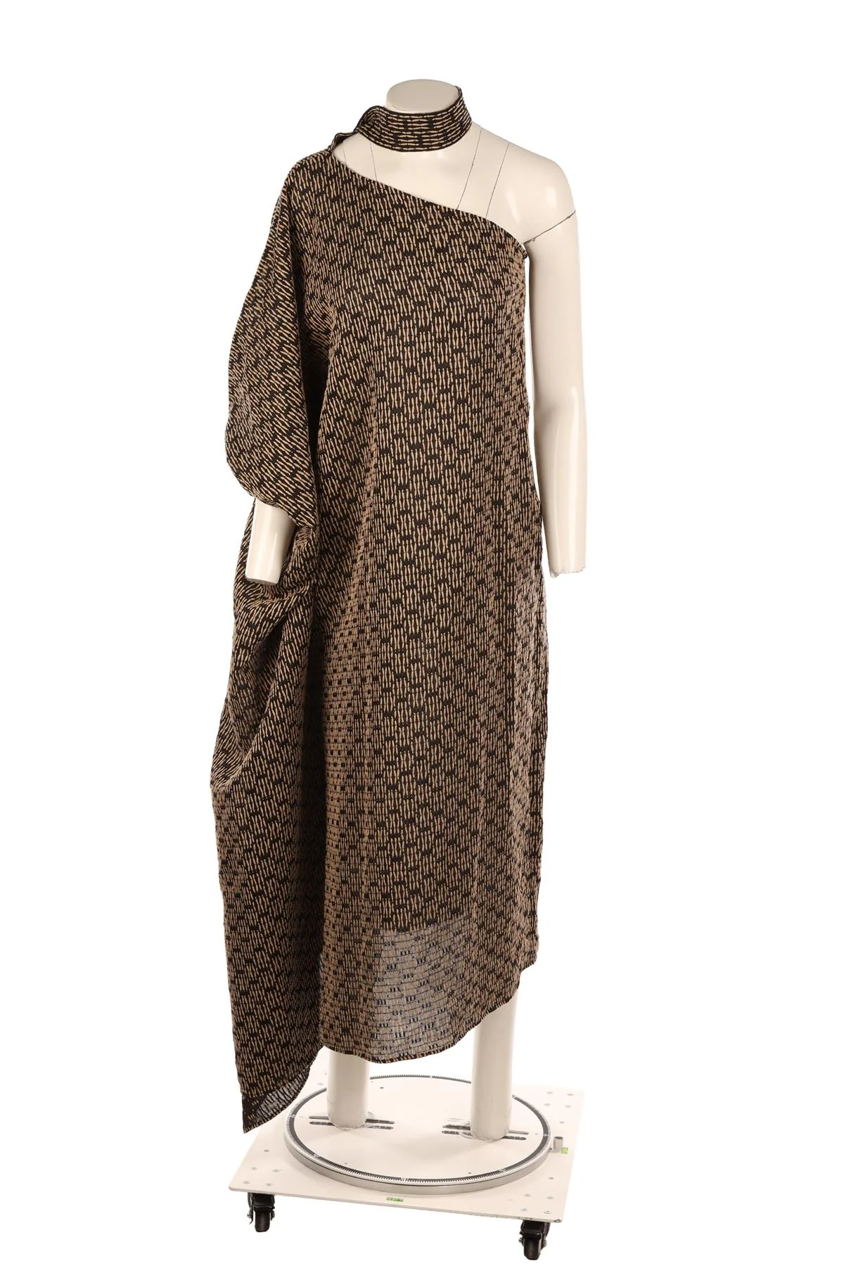 TALLER MARMO BLACK COTTON MAXI DRESS IT 44 UK 12 - Image 2