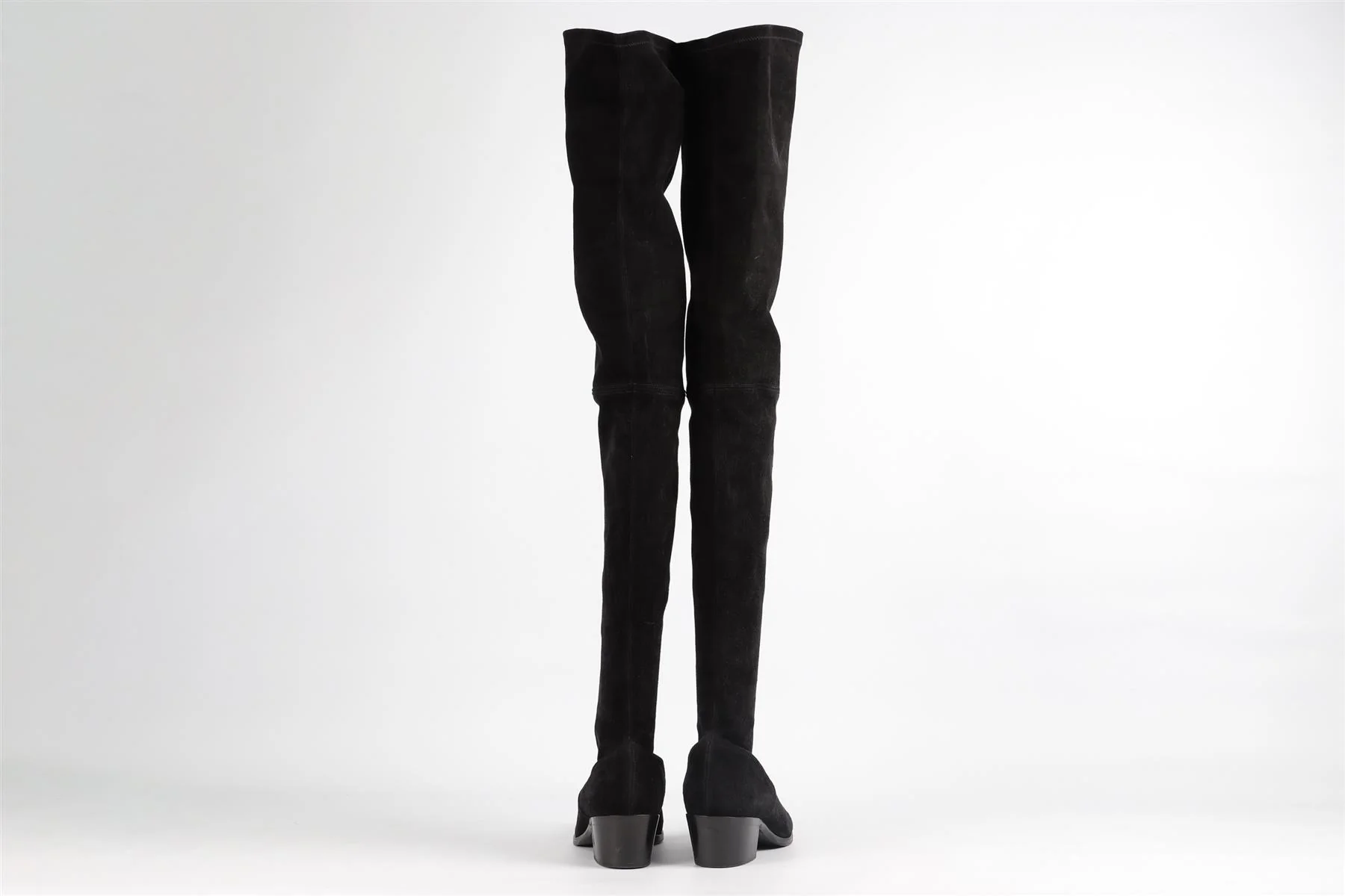 TAMARA MELLON BLACK SUEDE OVER THE KNEE BOOTS EU 39 UK 6 US 9 - Image 5