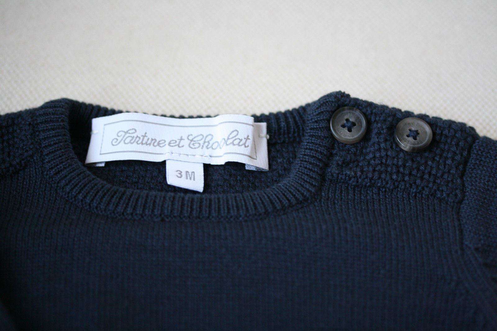 TARTINE ET CHOCOLAT BABY NAVY SWEATER 3 MONTHS - Image 6