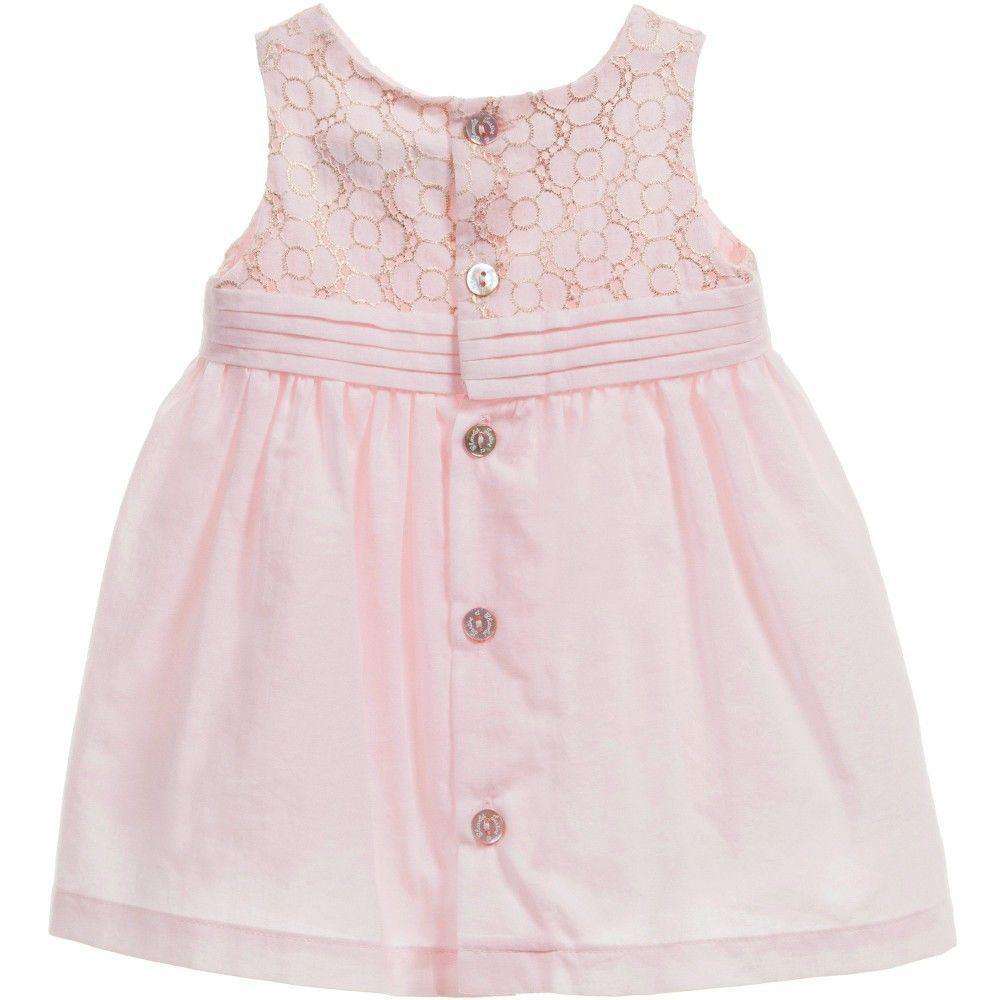 TARTINE ET CHOCOLAT BABY PINK COTTON DRESS 18 MONTHS - Image 4
