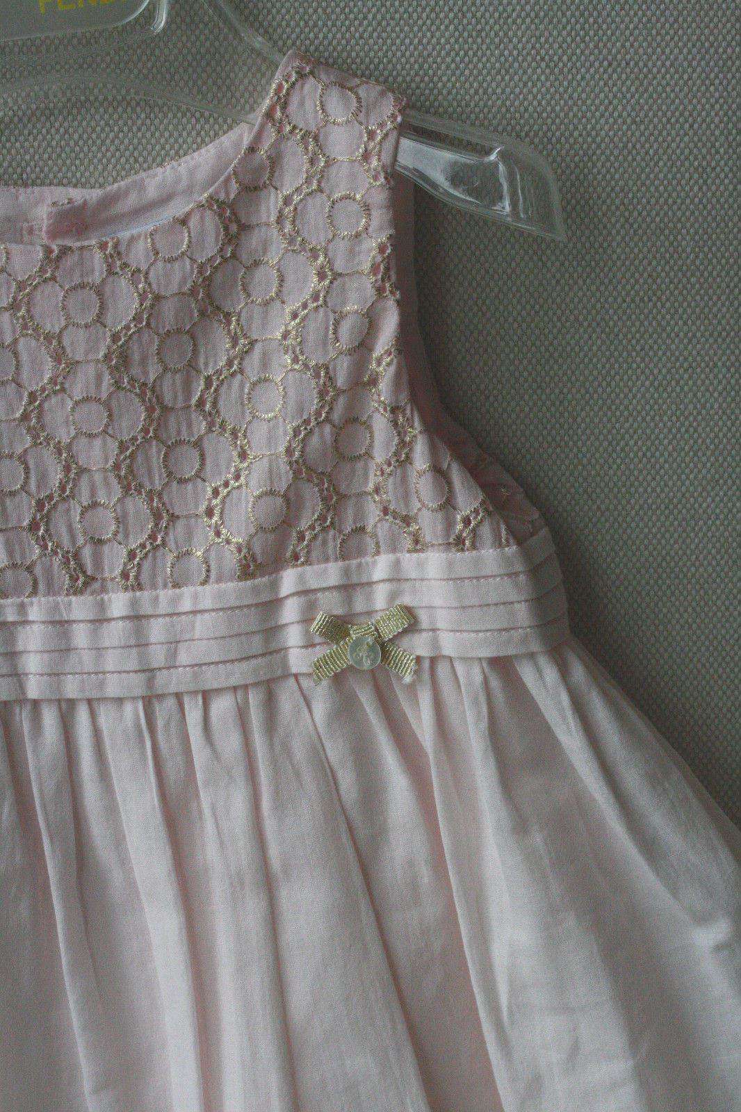 TARTINE ET CHOCOLAT BABY PINK COTTON DRESS 18 MONTHS - Image 5