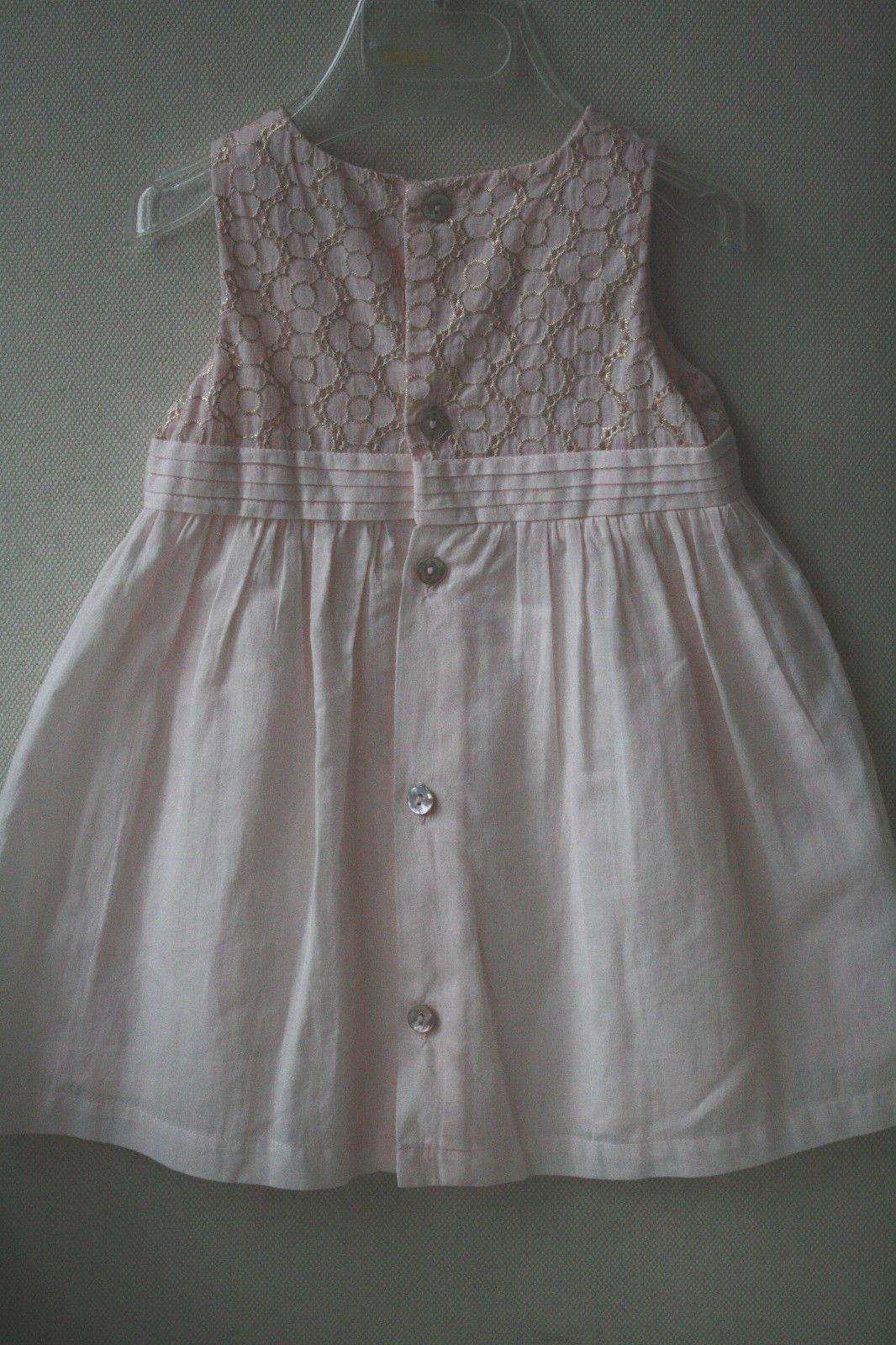 TARTINE ET CHOCOLAT BABY PINK COTTON DRESS 18 MONTHS - Image 6